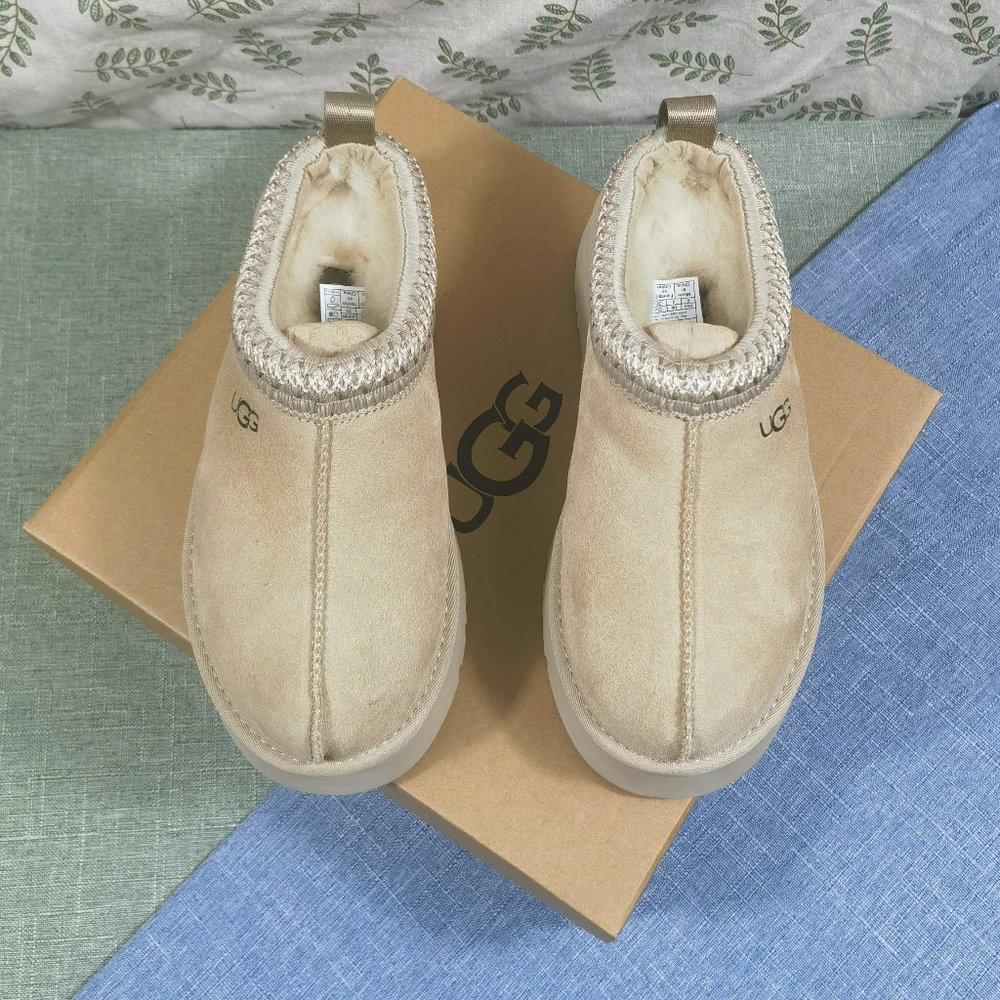 UGG Women's Tazz Platform Slippers Mustard Seed